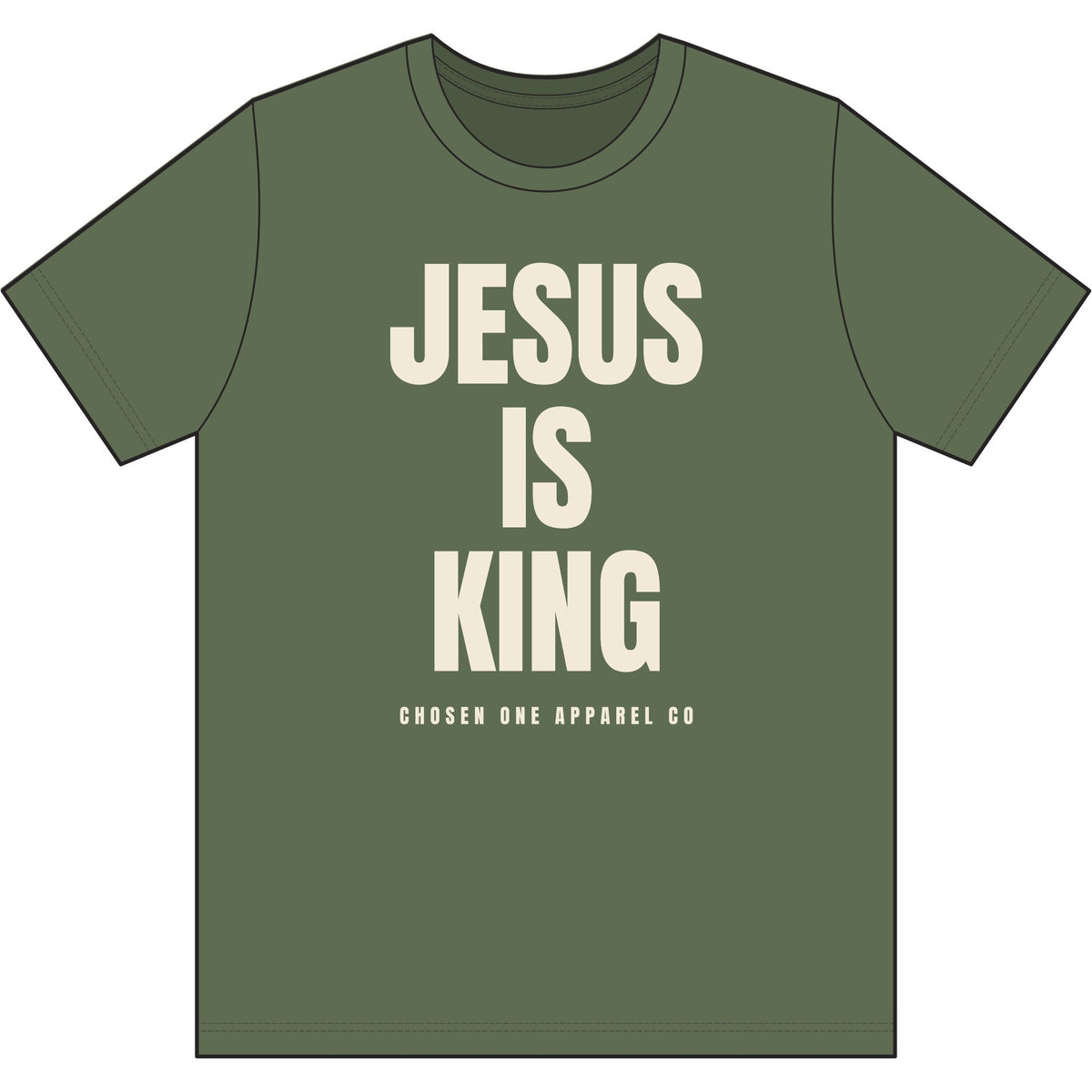 Jesus Is King — Camo Tee