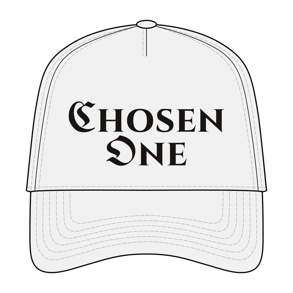 Chosen One White & Black Cap
