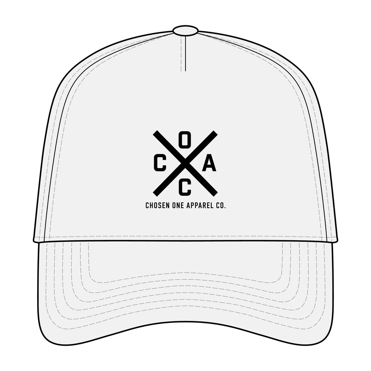 COAC White & Black Cap