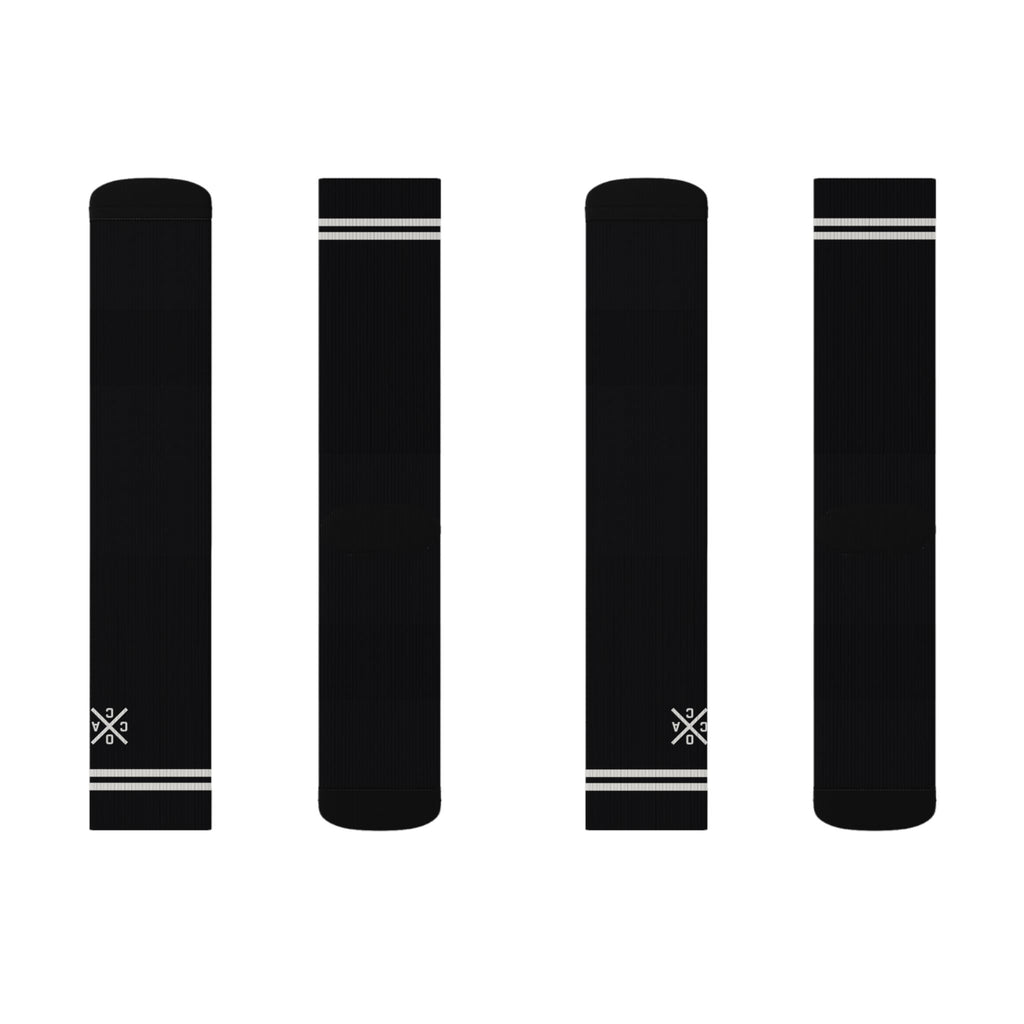COAC X Crew Socks — Black