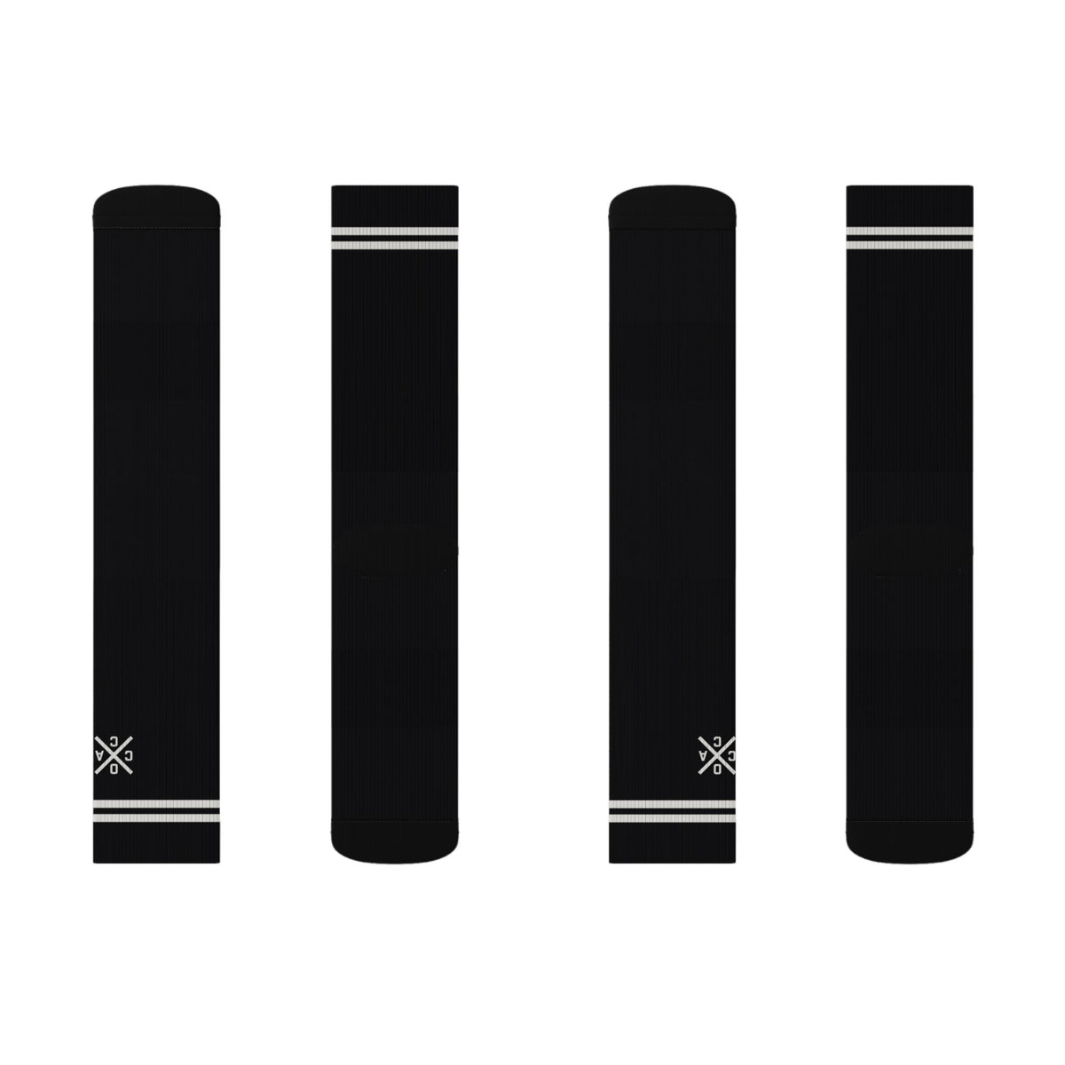 COAC X Crew Socks — Black