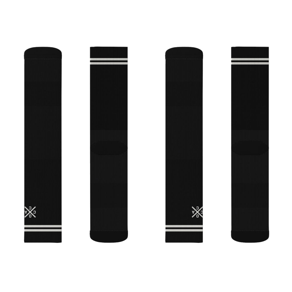 COAC X Crew Socks — Black