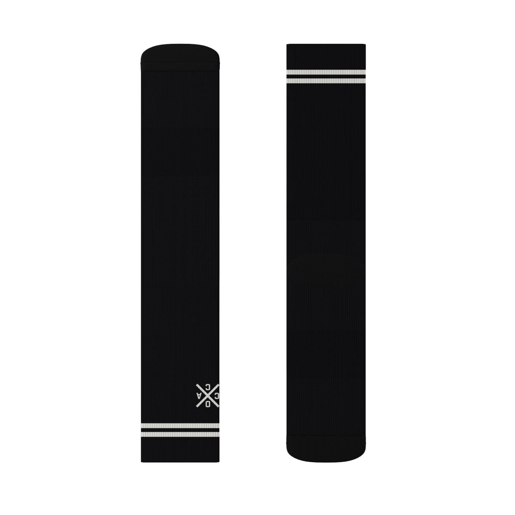COAC X Crew Socks — Black