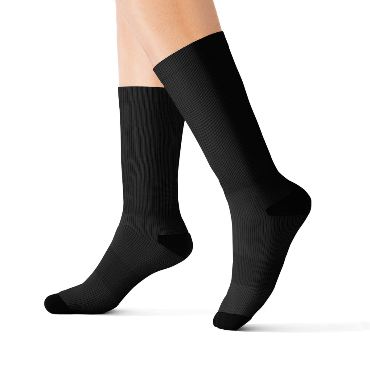 COAC X Crew Socks — Black