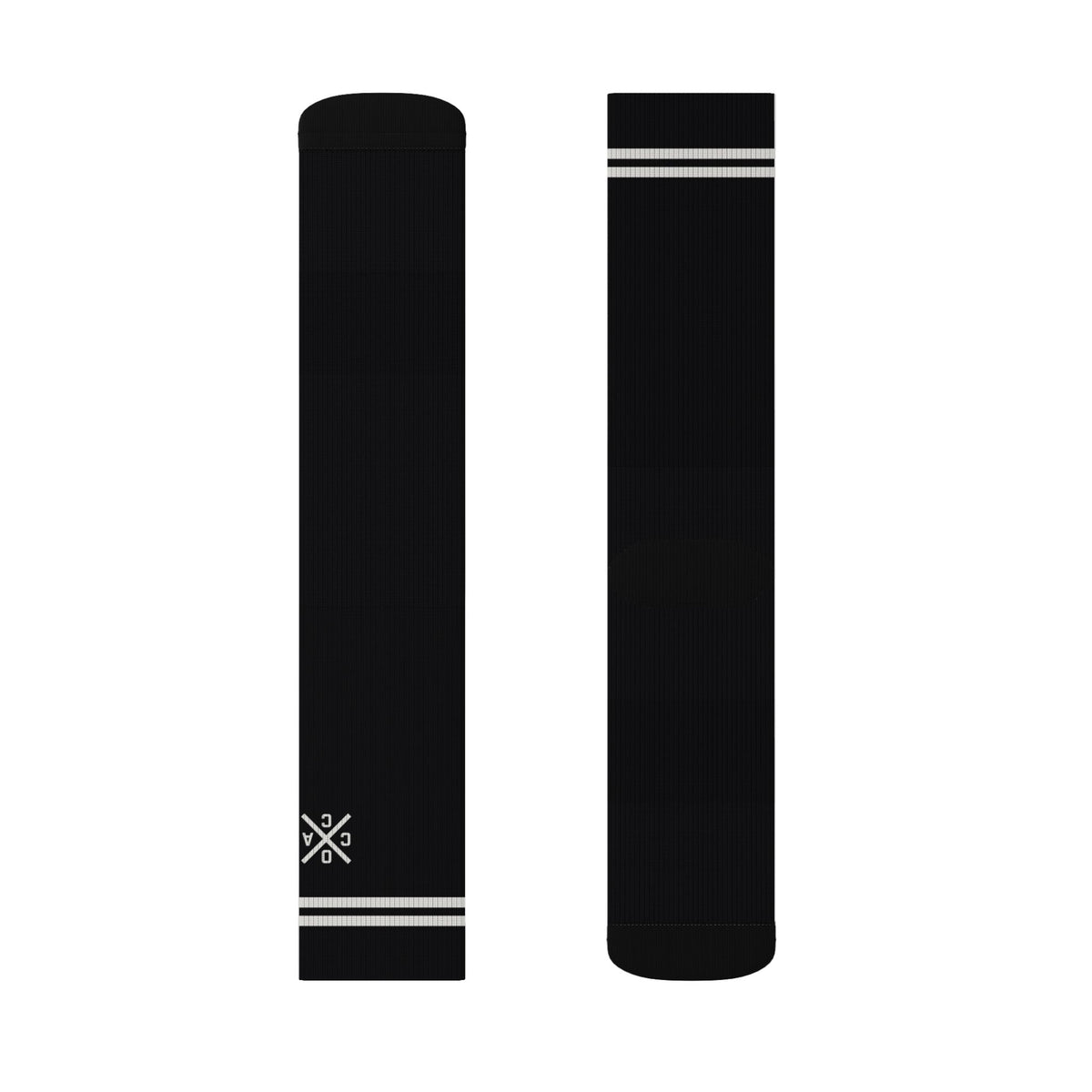 COAC X Crew Socks — Black