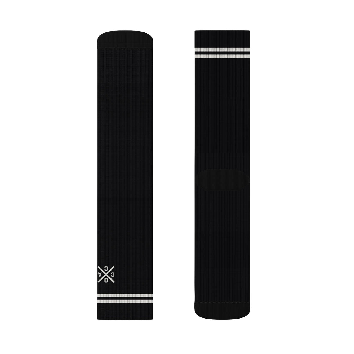 COAC X Crew Socks — Black